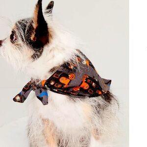 Halloween-Print Bandana for Pets